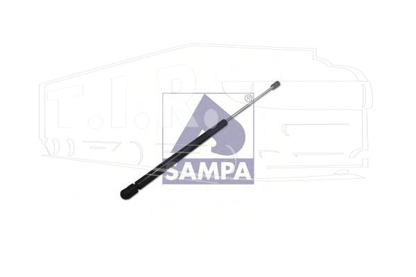 030.161-01, Амортизатор решетки 530мм/150N — Sampa