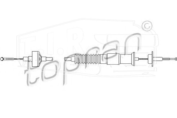 Трос сцепления VW Golf 3