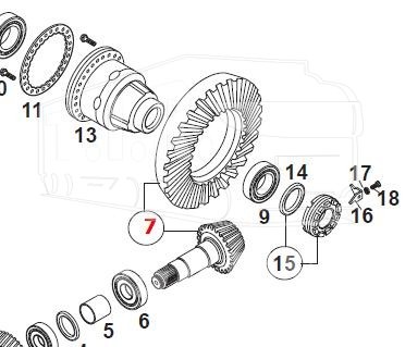 60170163, Главная пара — Euroricambi