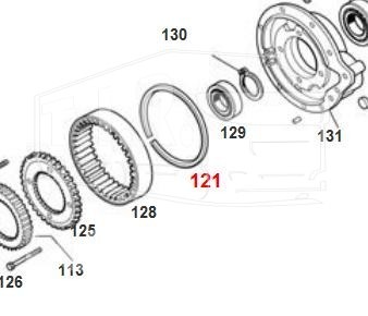 74530030, Кольцо стопорное синхронизатора — Euroricambi