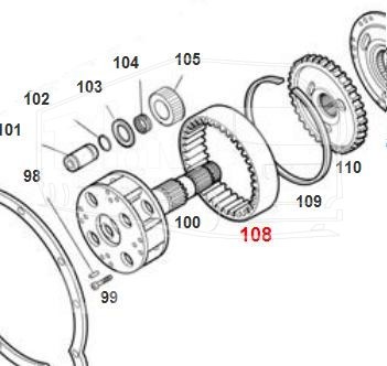 74530047, CROWN GEAR 55 T. — Euroricambi