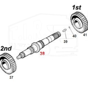 74530051, Главный вал — Euroricambi