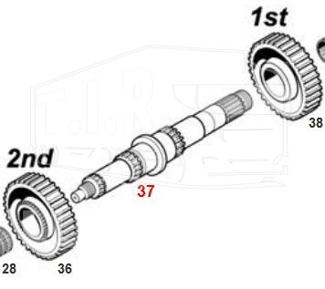 74530137, Главный вал — Euroricambi