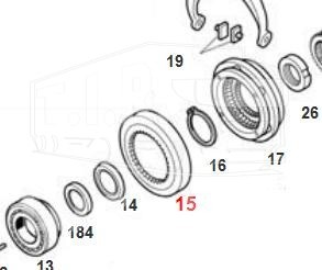 74530144, Конус синхронизатора — Euroricambi