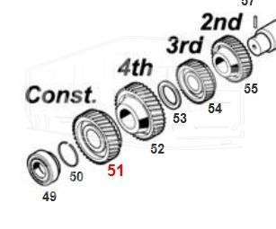Шестерня 5-й передачи 41 T.