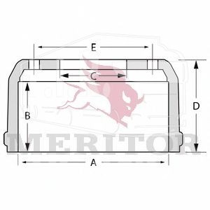MBD1041, Барабан тормозной 420*180 — Arvin Meritor