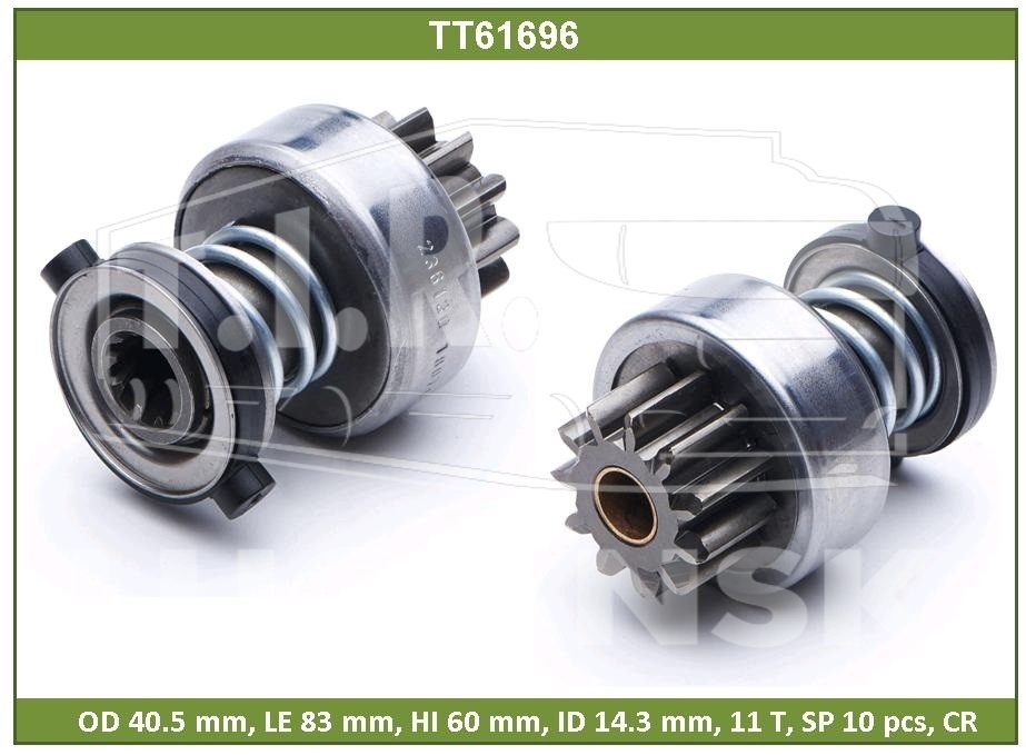 TT61696, Бендикс 11 зубьев — Tesla