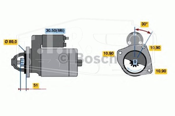 Стартер 24v 4kw