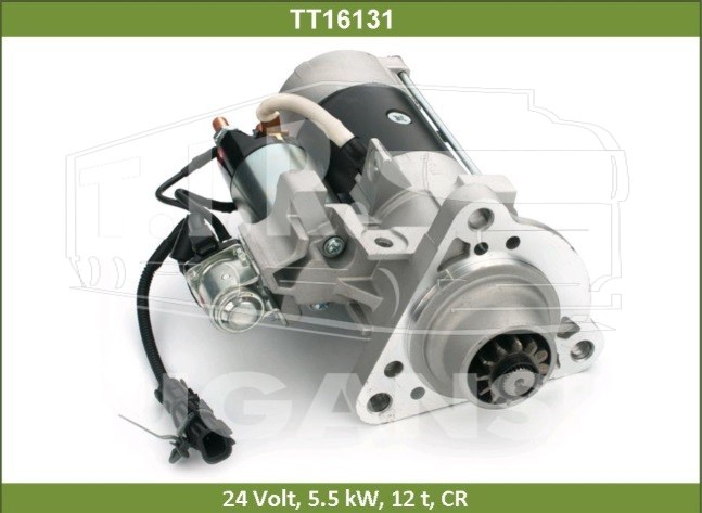 Стартер 24v 5.5kw 12T (редуктор)