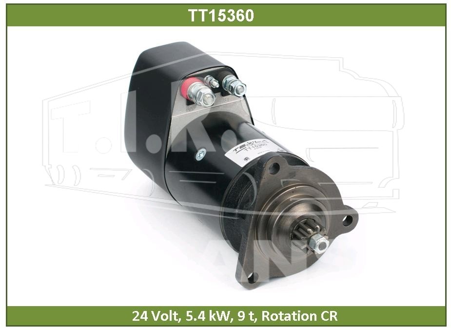 Стартер 24v 5.4 KW 9t