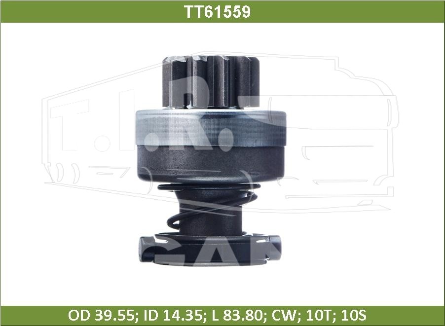 TT61559, Бендикс 10 зубьев — Tesla