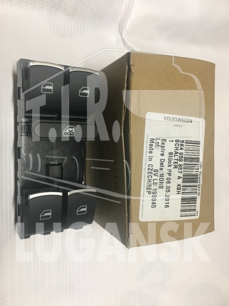 5K4959857AXSH, Блок управления стеклоподъемниками — VAG