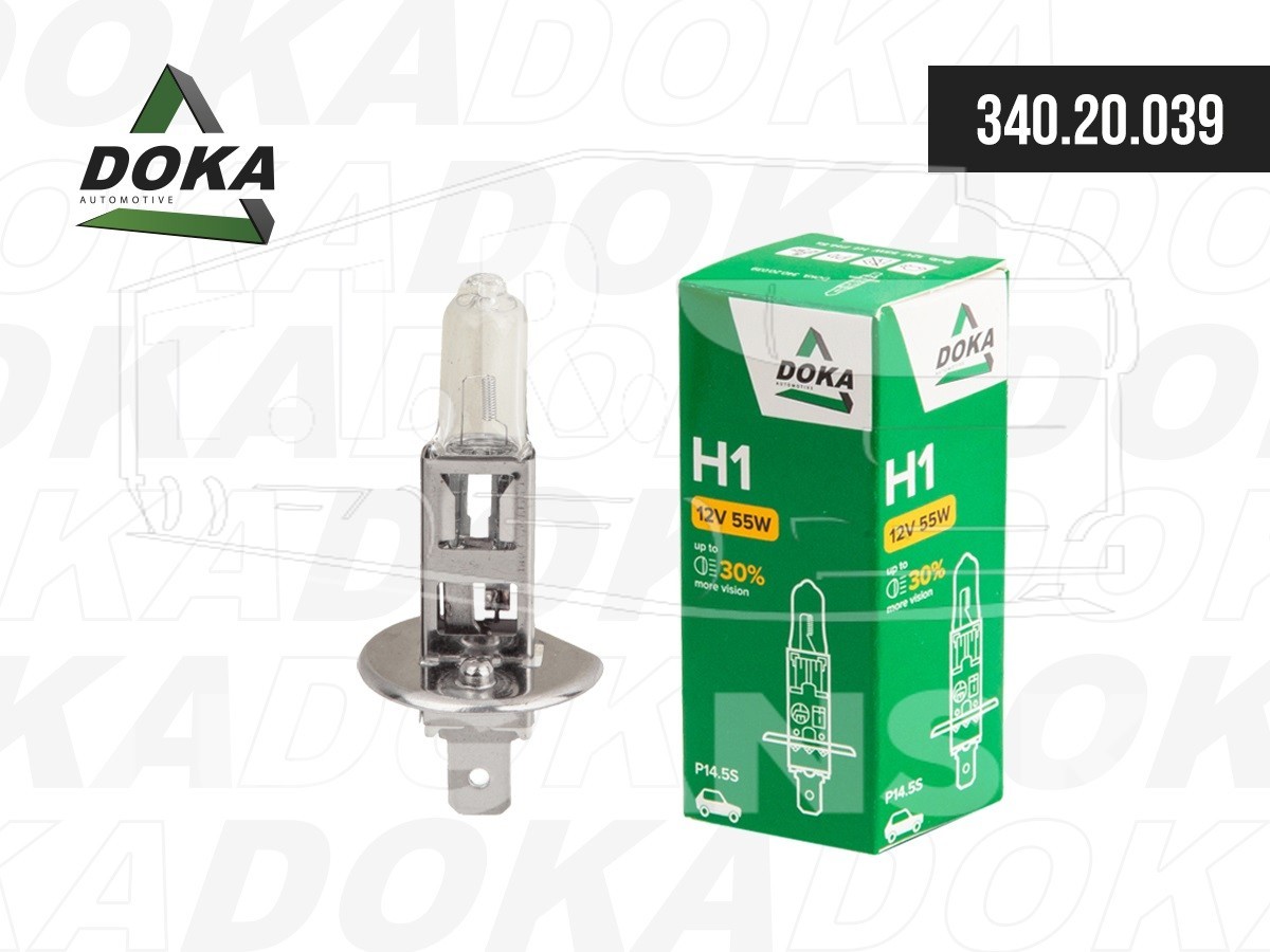 Лампа 12V Н1 55W P14,5s (12551)