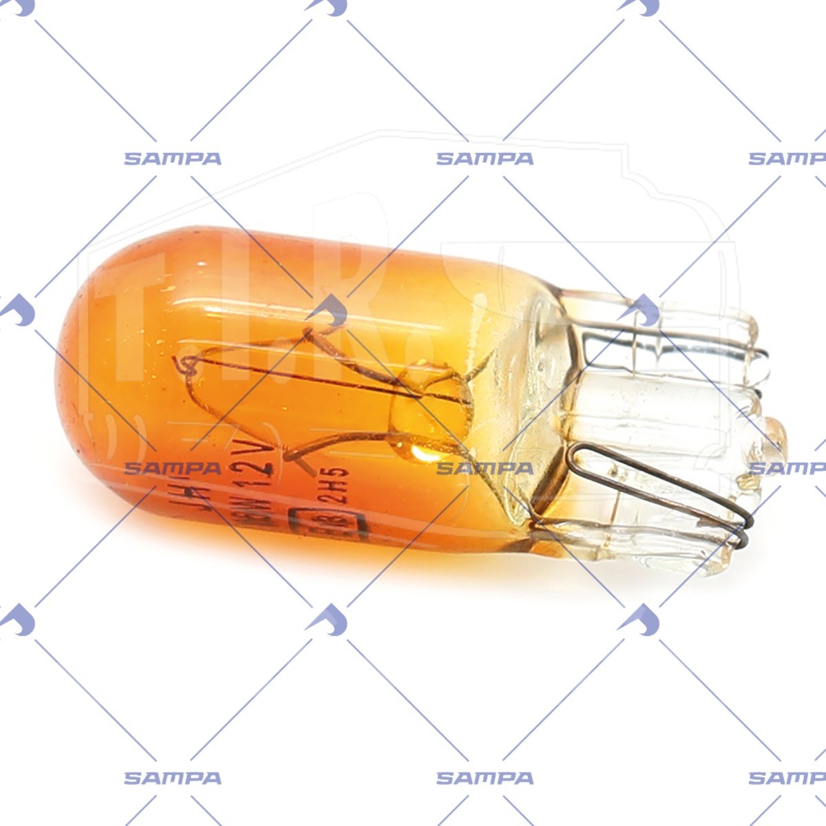 096.1865, Лампочка 12v 5w б/ц   WY5W — Sampa