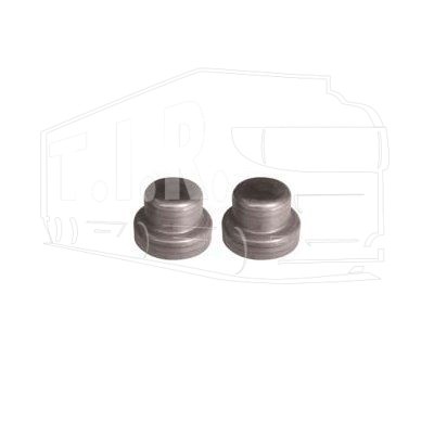 BK1630301AS, Комплект защитных крышек суппорта (металлические) HALDEX MARK II/III/IV — Bergkraft