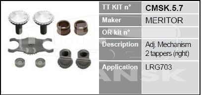 CMSK5.7, Р-к суппорта — Trucktechnic