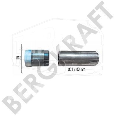 BK1600224AS, Р-к суппорта — Bergkraft