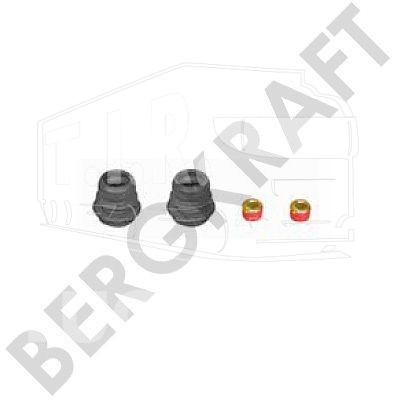 BK8500566, Р-к суппорта уплотнения+пыльники толкателей All Series — Bergkraft