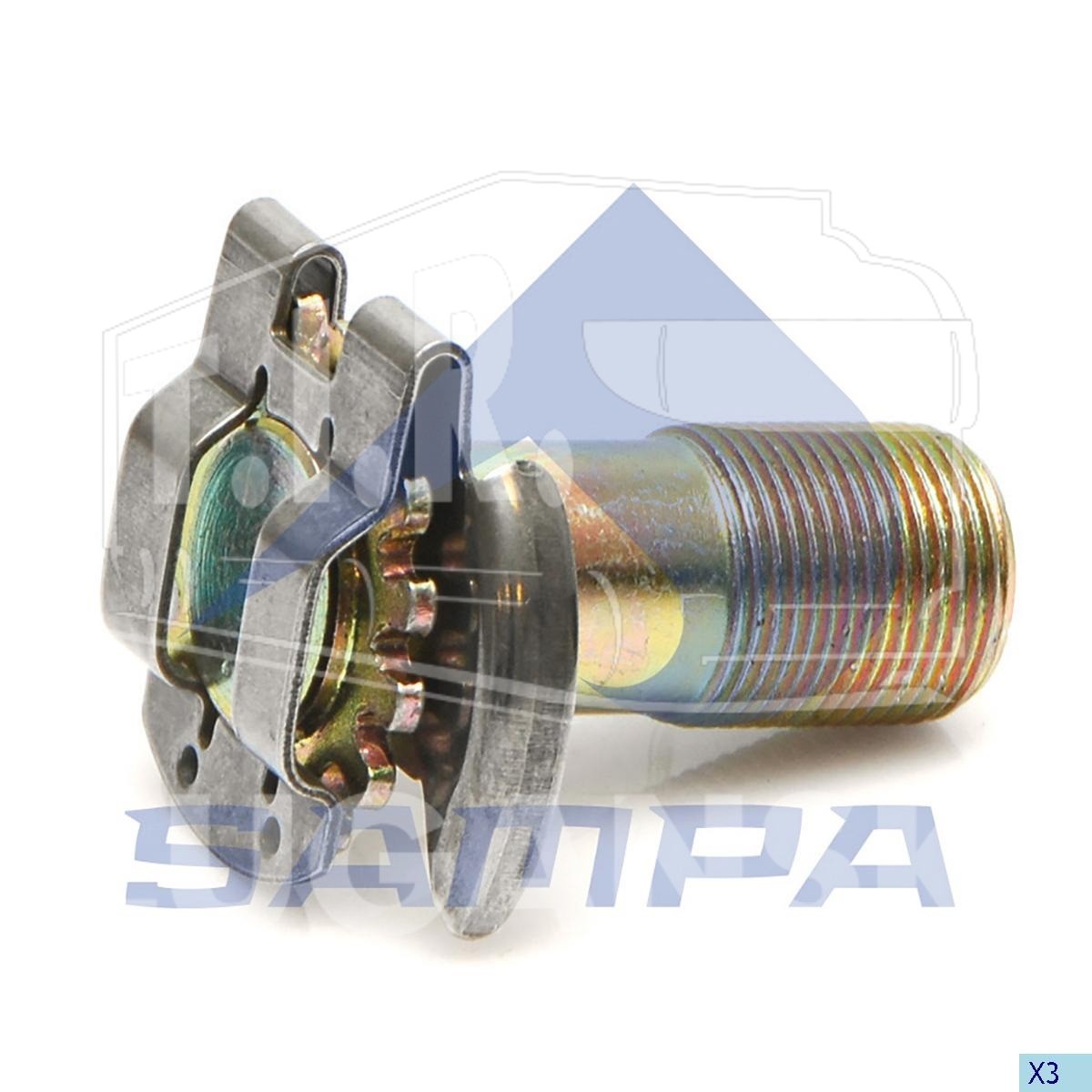119.036, Болт/регулятор тормозного механизма суппорта — Sampa