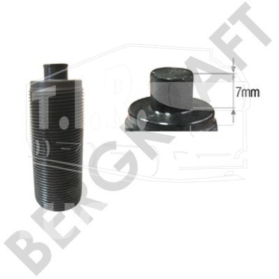 BK8500374, Калибровочный болт h=7.0mm корпуса толкателей суппорта — Bergkraft