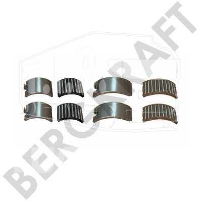 BK8500660, Комплект подшипников суппорта полный 4шт. — Bergkraft