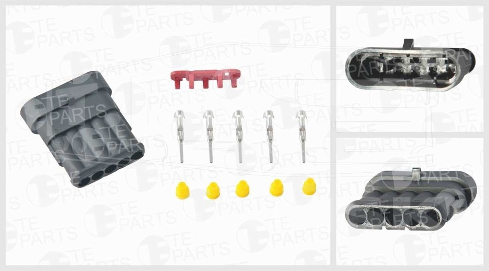 7812054, Разъем электрический (5pin) — TE PARTS