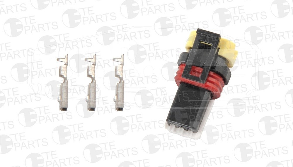 7670204, Разъем электрический (3pin) — TE PARTS