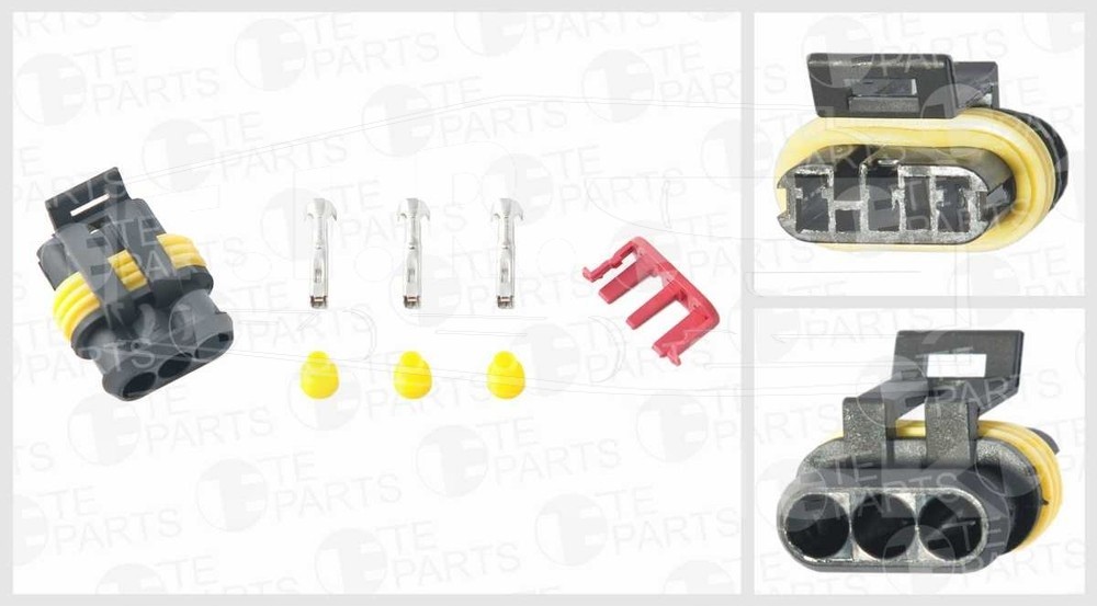 7810335, Разъем электрический (3pin) — TE PARTS