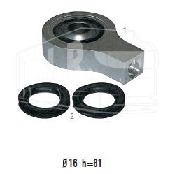 BK2935221SP, Наконечник (рмк) амортизатора кабины — Bergkraft