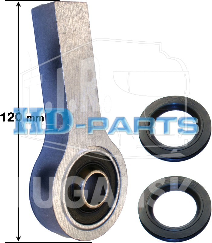 318765, Наконечник (рмк) амортизатора кабины — HD-parts