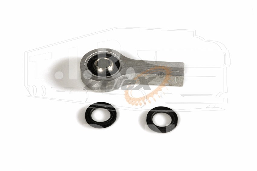ZX12.0596, Наконечник (рмк) амортизатора кабины — ZeTeX