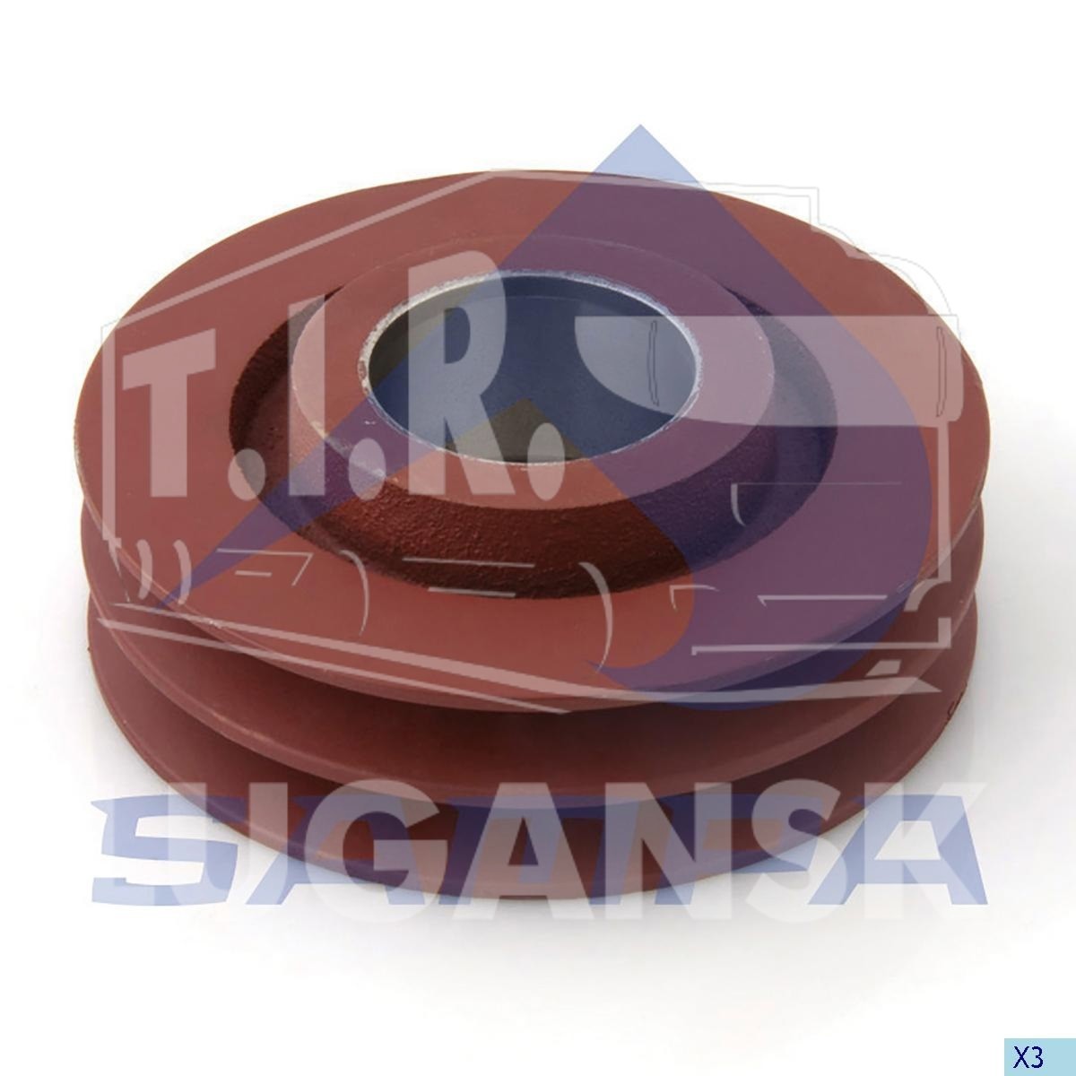 050.300, BELT TENSIONER, FAN — Sampa
