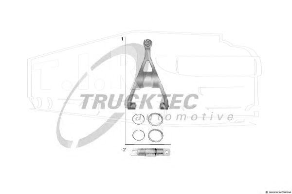 01.43.507, Rep. kit, release lever — Trucktec