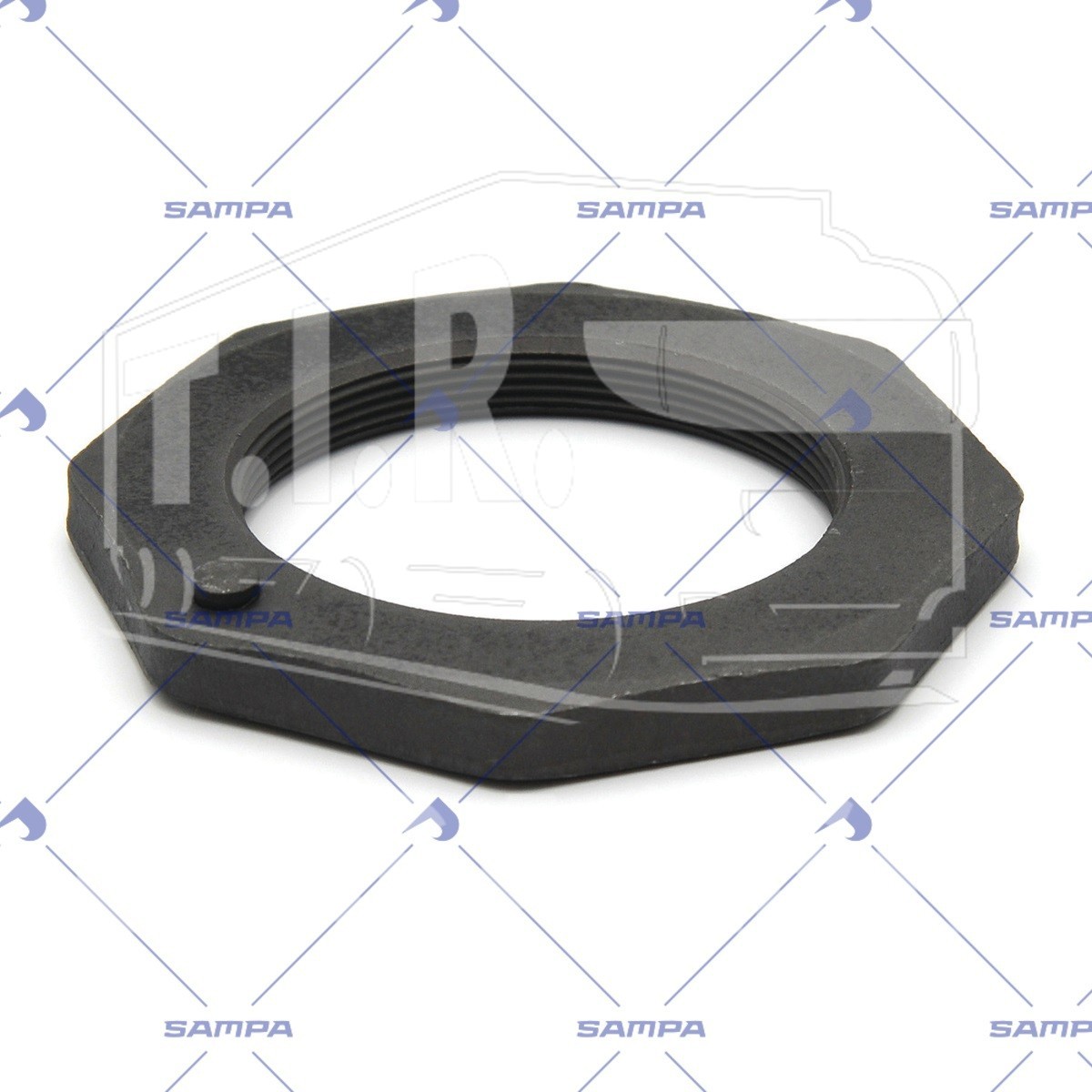 104.410, Гайка ступицы М65*1.5/SW95 — Sampa