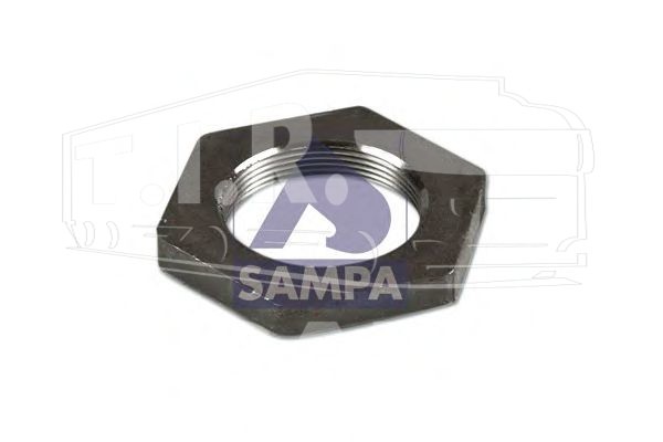 075.064, Гайка ступицы М56*2 SW85 перед — Sampa