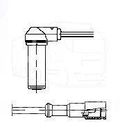441 032 821 0, Датчик ABS 1,26 м — Wabco