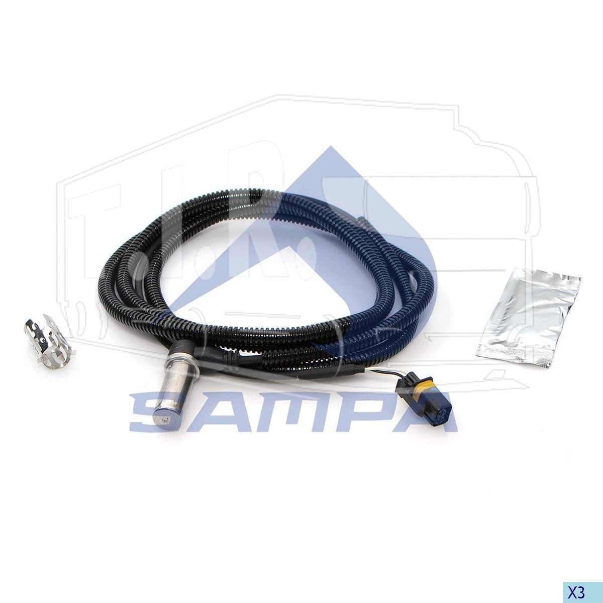096.390, Датчик ABS L=2150 (правый) — Sampa