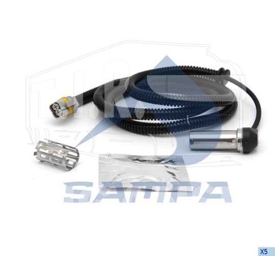 091.300, Датчик ABS L=1332 (передний левый) — Sampa