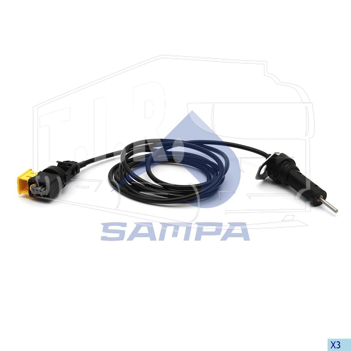 035.108, Датчик износа колодок прав. — Sampa