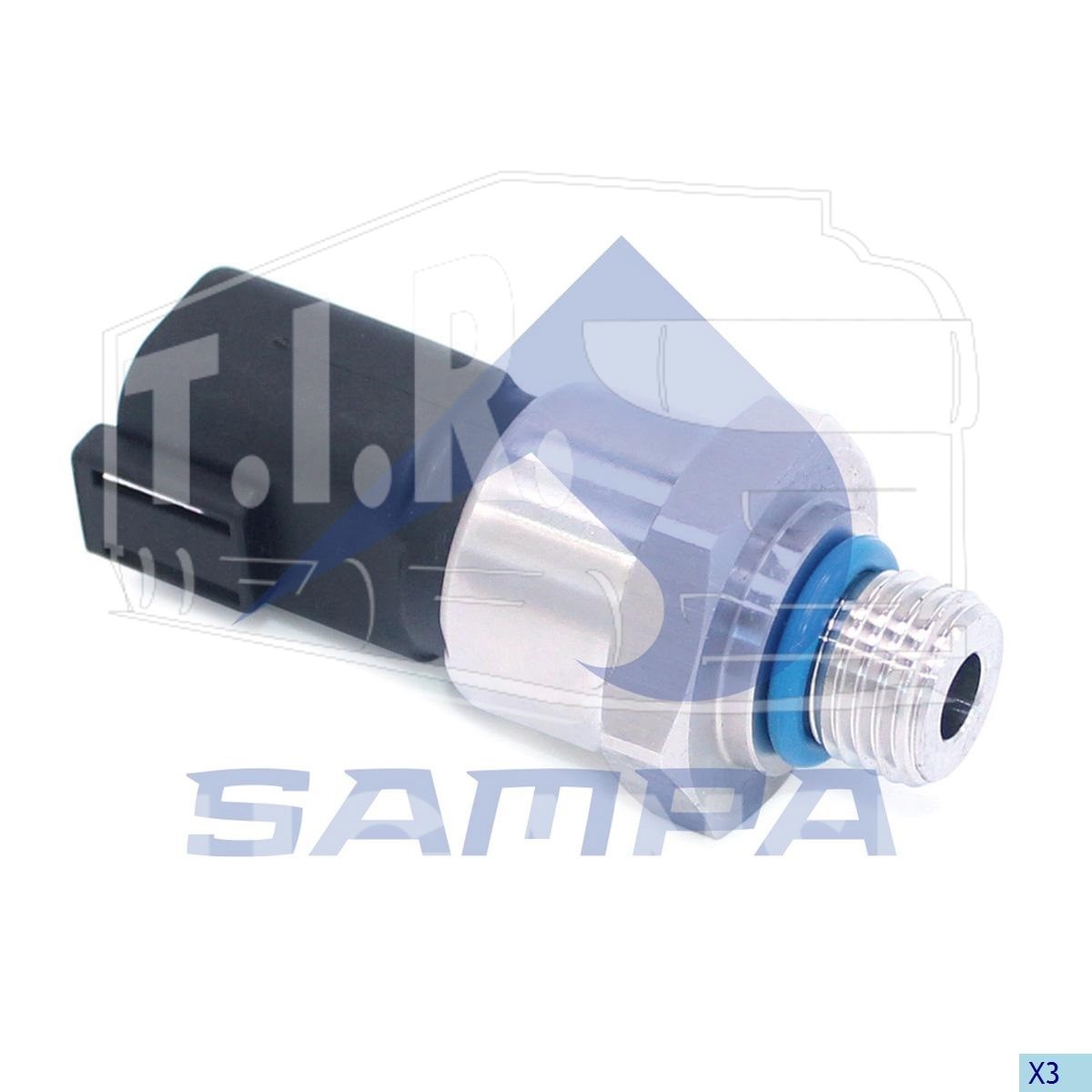 096.1156, Датчик давления выхлопных газов, EGR — Sampa
