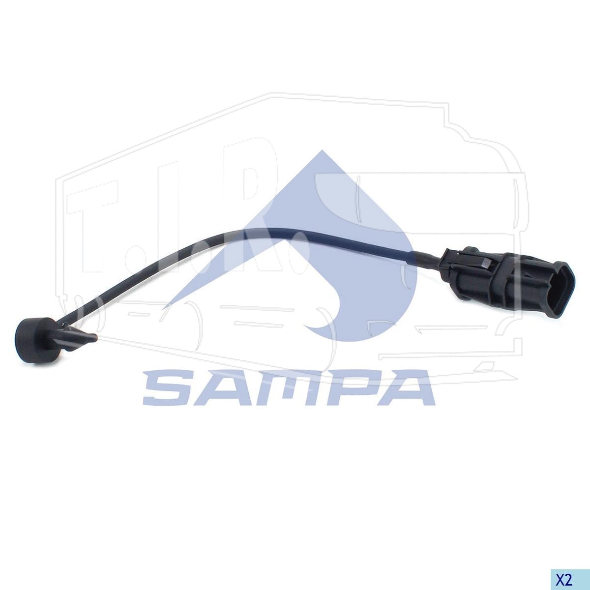 096.2673, Датчик температуры наружного воздуха — Sampa