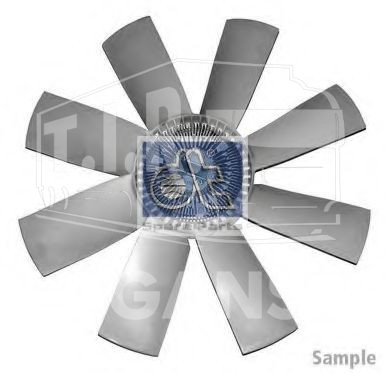 2.15511, Вентилятор радиатора в сборе — Diesel Technic