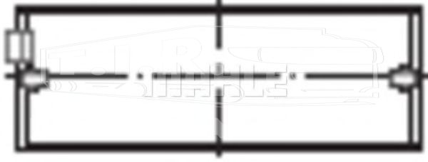 001HL10267 050, Вкладыши коренные 0.5 1шейка — Mahle