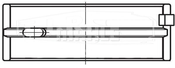 037HL21040 000, Вкладыши коренные STD — Mahle