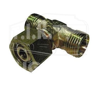Соединитель тройник М12/М12/F12+гайка