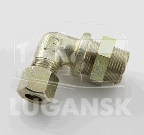 Соединитель уголок М22*1,5/D8мм метал