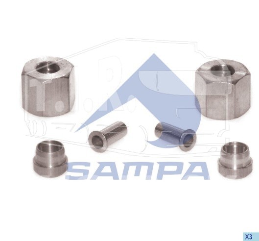 093.120/1, К-т Фитинг D8мм — Sampa