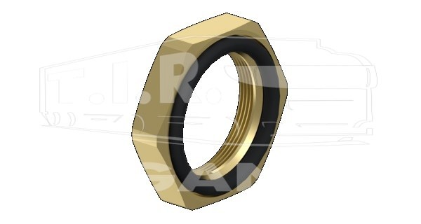 893 400 001 4, Контргайка М14*1,5 с уплот. — Wabco