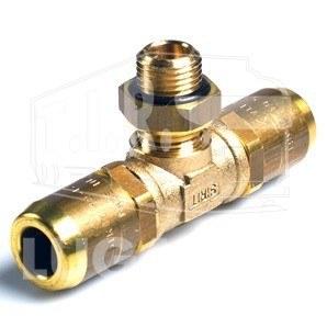 Соединитель тройник М12*1.5 D8/D8 латунь
