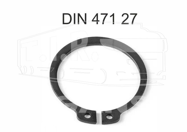 DIN471 D27, Кольцо стопорное d27 DIN 471 — Без бренда